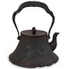 Antique Japanese Iron Teapot