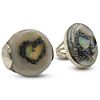 (2 Pc) Sterling Silver and Opal Rings