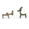 (2 Pc) Ancient Roman Animal Bronze Figurines