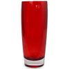 Ruby Red Crystal Vase
