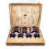 12 Pc Royal Doulton Demitasse Cups And Saucers Set