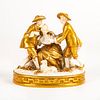 Small Gilded Porcelain Figural Group
