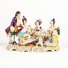 Volkstedt Figural Group, Tea Time