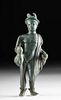 Roman Leaded Bronze Mercury / Hermes Figure