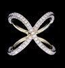 Beautiful Infinity 18K Ring w/ 3.87ct. of Diamonds