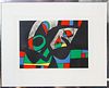 After Joan Miró (1893-1983) Signed Lithograph