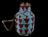 Northern Cheyenne Fully Beaded Glass Bottle 1800's