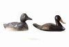 American Black Duck Decoy Pair C. Mid 1900's
