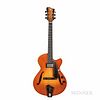 John Abercrombie James L. Mapson Jazz Standard Electric Archtop Guitar, 2000, serial no. 1002, with gig bag.Provenance: The estate of J