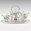 International Silver Company, Courtship five-piece tea and coffee service with tray