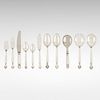 Johan Rohde, Acanthus flatware service with fitted canteen