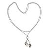 Asprey 18K Gold Diamond Calla Lily Pendant Necklace