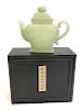 White Jade Tea Pot In Zitan Box