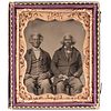 Two Elderly African American Gentlemen Tintype, circa 1880