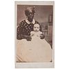 CDV of African American Caretaker with White Baby, New Orleans, circa 1867