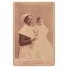 African American Nanny with White Child Cabinet Card, Louisville, Kentucky, circa 1880