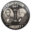 Emancipation Day Pinback, 1916