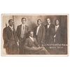 U.S. Post Office Crew, Boley Okla., Real Photo Postcard, circa 1908