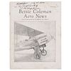Bessie Coleman Aero News Vol. 1 Issue 1, May 1930, Signed by William J. Powell