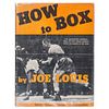 First Edition of Joe Louis Illustrated Boxing Manual, 1948