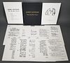 JOHN LENNON, The Beatles Years Lyrics, 12 Prints