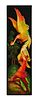 The Fire Bird, Russian Lacquer Panel, Signed, 1970