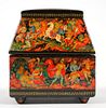 Prince Igor—Russian Lacquer Casket—Signed—Kholuy