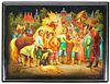 Enchanted Pony—Russian Lacquer Box—Signed—1977