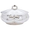 Tureen, Mexico, 20th century, SANBORNS Sterling Silver, Lobed design, scrolled handles, 2699 g