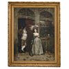HENRI PILLE, (FRANCE, 1844 - 1897), L´AUTOMNE, Oil on canvas, Signed, Conservation details, 45 x 34.6" (114.5 x 88 cm)