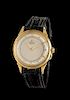An 18 Karat Yellow Gold Ipsomatic Wristwatch, Gubelin, Circa 1950's,