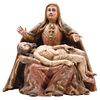 LA PIEDAD, MÉXICO, 18th century, Carved in polychrome wood, Conservation details, 18.5" (47 cm) in height