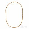 14kt Gold Chain, 10.7 dwt, lg. 17 3/4 in.