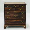 Chippendale-style Mahogany Chest of Drawers, ht. 44 3/4, wd. 39 1/4, dp. 21 3/4 in.
