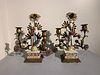 Pair of French Chinoiserie Candelabra Attributed to Samson, Early 20th Century