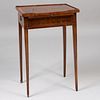 Louis XVI Provincial Tulipwood and Mahogany Marquetry Writing Table