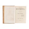 Zamacois, Niceto de. La Destrucción de Pompeya. México: Imprenta de Ignacio Cumplido, 1871. 37 láminas. 2 tomos en 1 vol.