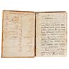 Anónimo. Tierra. Siglo XIX. 312 folios + 6 h. Manuscrito. Una lámina plegada
