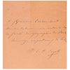Poyet, C.F. Notices Géographiques... et Climatologiques des Differéntes Localites du Mexique. Paris,1863. Dedicatoria y firma del autor