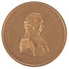 Medalla de la Toma de la Ciudad de Monterrey. 1847. En bronce, 65 mm.