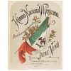 González Bocanegra, Francisco - Nunó, Jaime. Himno Nacional Mexicano. México: H. Nagel Sucesores, sin año. 2 h., 32x25.5cm