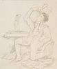 Clerici, Fabrizio - Drawings to illustrate Il Fu Mattia Pascal by Pirandello