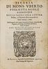Genova - Foglietta, Uberto - History of Mons. Uberto Foglietta, a Genoese nobleman of the Sacra Lega contra Selim