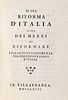 Pilati, Carlo Antonio - Of a Reform of Italy or the means of reform