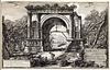Piranesi, Giovanni Battista - Some views of triumphal arches and other monuments erected by Romans, some of which are seen in Rome and some for Italy