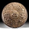 19th C. Victorian Era European Iron / Brass Shield