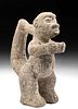 Costa Rican Volcanic Stone Monkey Figure, Ex Sotheby's