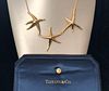 Tiffany & Co. Elsa Peretti 18k Gold Tri-Starfish Necklace