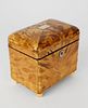 English Regency Tortoiseshell Double Compartment Tea Caddy, Early 19th c.