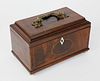 Chippendale Triple Compartment Tea Caddy, 19th c.